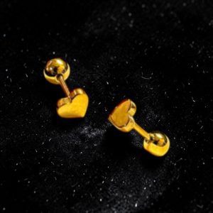 Heart Shape Ear Studs