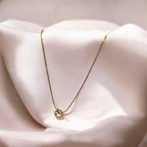 Classic Round Crystal Pendant