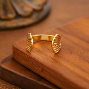 Mermaid's Embrace Stainless Steel Ring