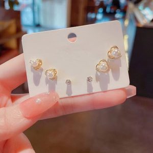 Flower Pearl Earring