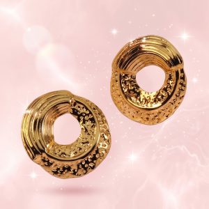 Stainless Steel Modern Sea Stone Design Earring